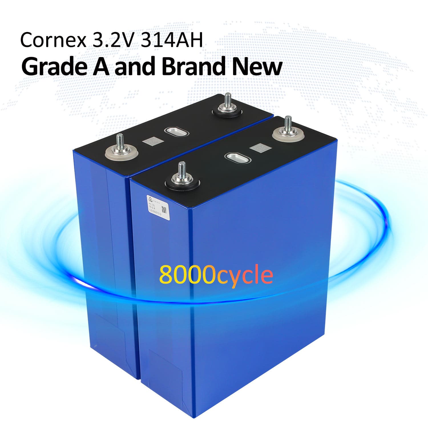 Cornex 314Ah 3.2V LiFePO4 Cell image 1