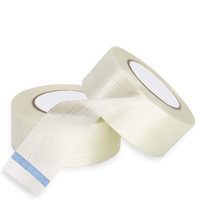 40mm Fiber Tape 25M Lithium Battery Pack Binding Single Side Adhesive Mesh Type image 1