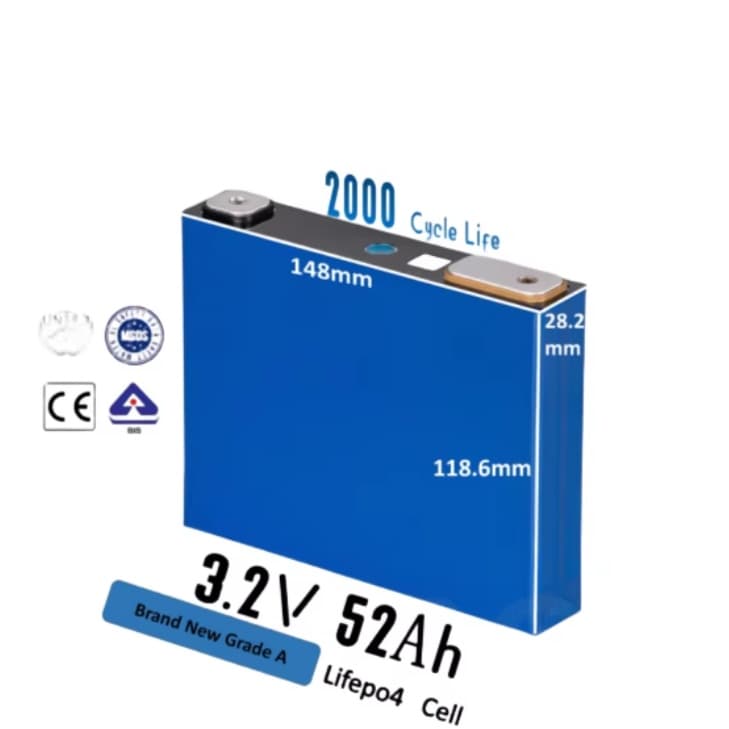 Gotion 52Ah 3.2v LiFePO4 Cell image 1
