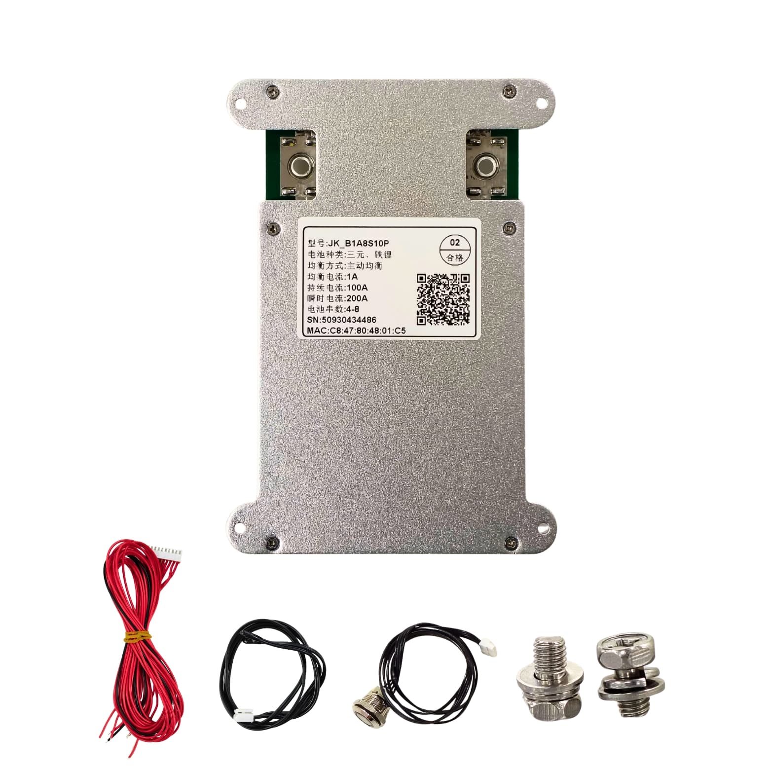 JK-BMS 4-8S Rated 100A Balance 1A image 1