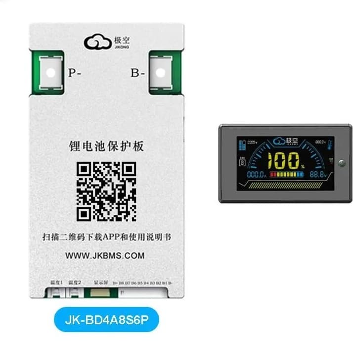 JK-BMS 4-8S Rated 60A Balancing 0.4A image 1